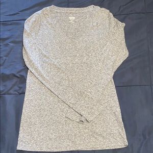 Long sleeve v neck tee